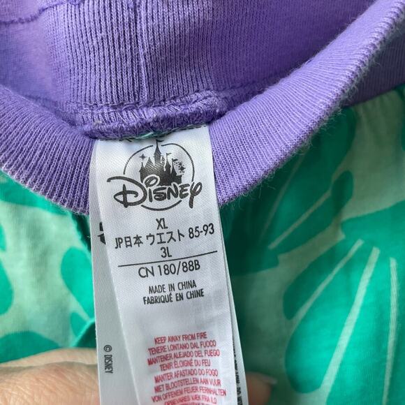 Disney XL Women Pajama Pants Ariel Little Mermaid Jogger Casual Lounge Sleep - Picture 4 of 4